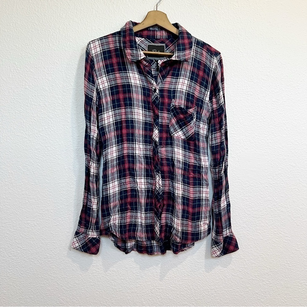 Rails- Hunter Button Down in Rogue & Navy M